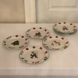 Winter Theme Dessert or Hors d’oeuvres Plates